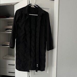 Black Button Down Dress